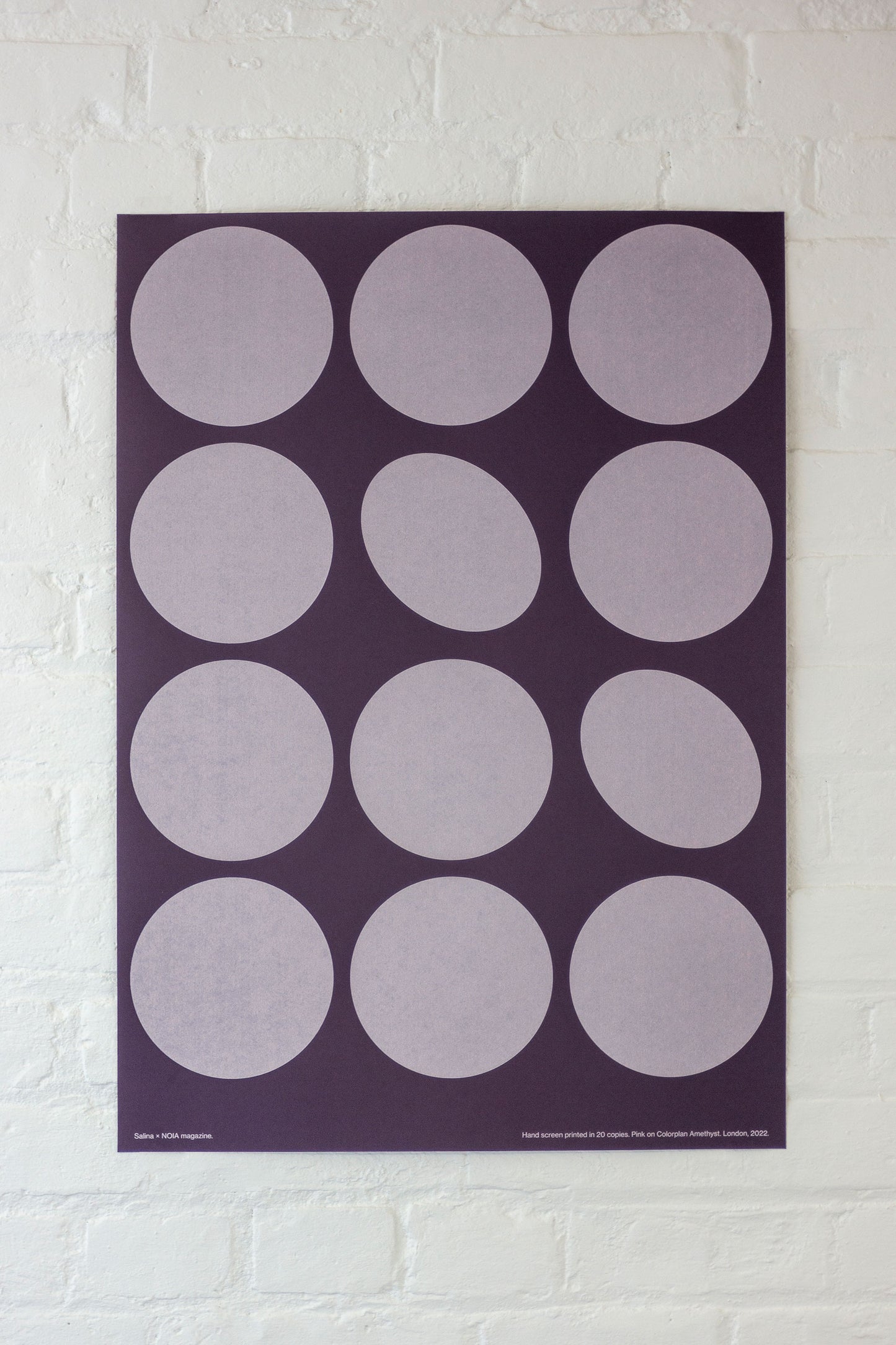 Salina X NOIA - Screen Printed Limited edition posters